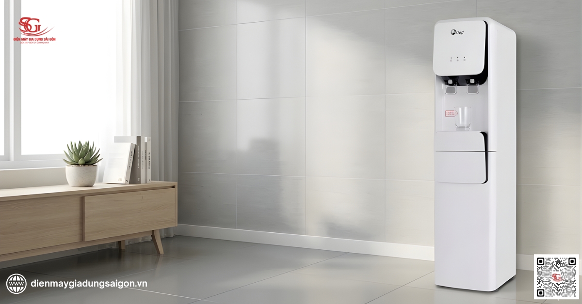 Thiết kế bình úp màu trắng sang trọng của FujiE WDBY400
