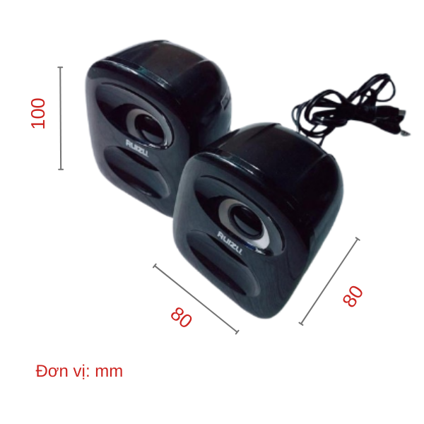 Loa vi tính 2.0 Ruizu RS-490