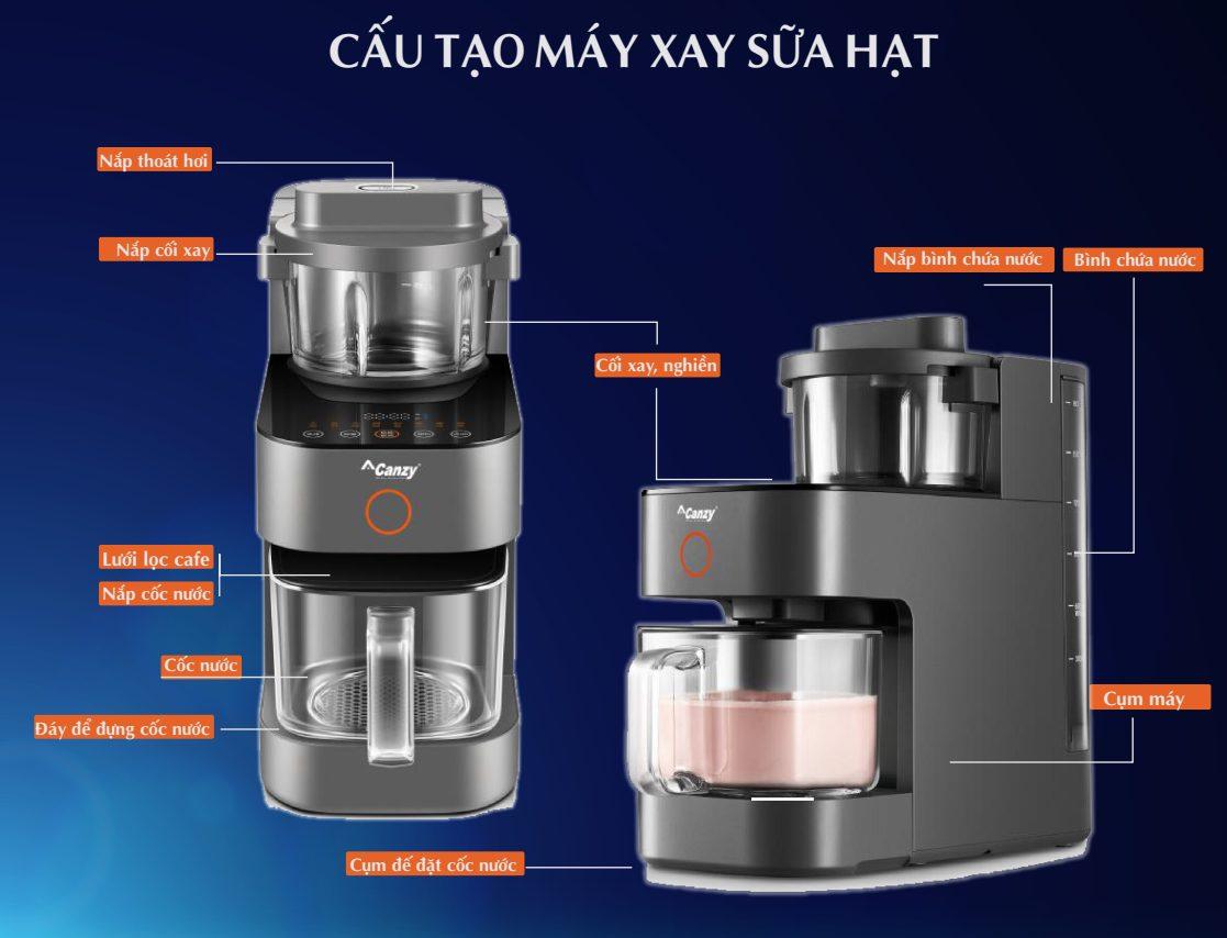 may xay sua hat canzy cz 780k 1 - Máy xay sữa hạt Canzy 780K