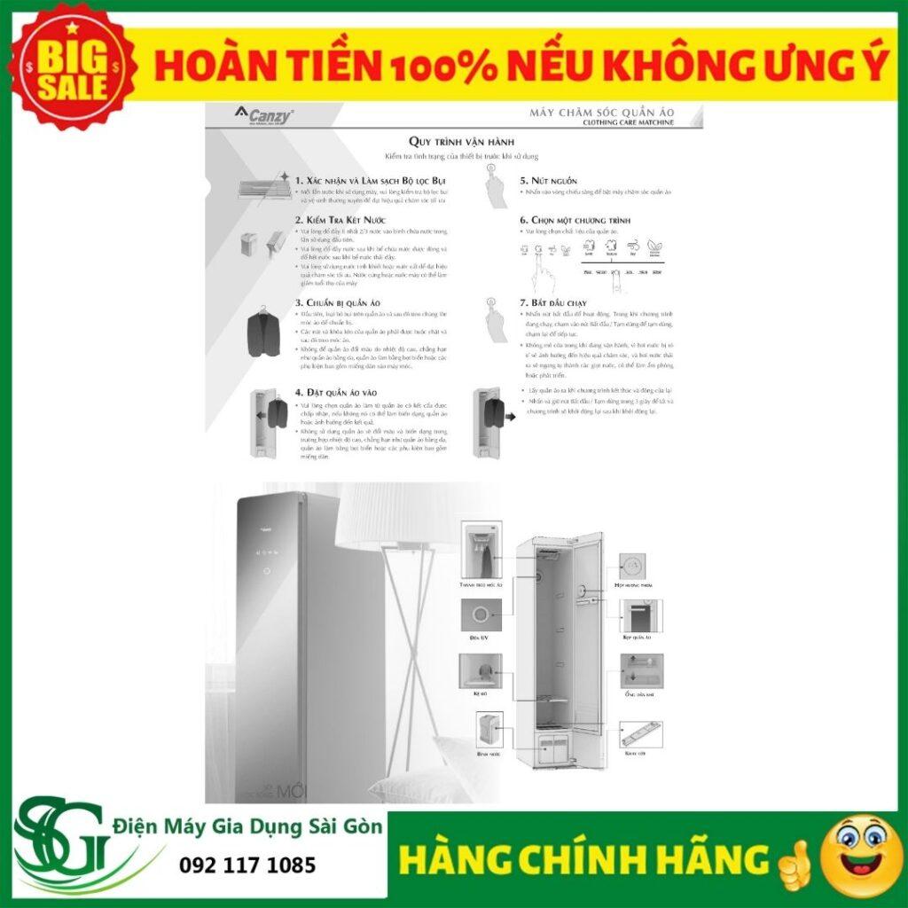 tủ hấp sấy quần áo