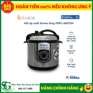 Ban sao cua Tiger MCY K050 9 1 - NỒI ÁP SUẤT KOREAKING PEPC-60STSN - HÀNG CHÍNH HÃNG