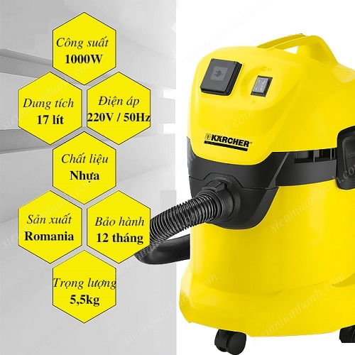 máy hút bụi karcher wd3-car