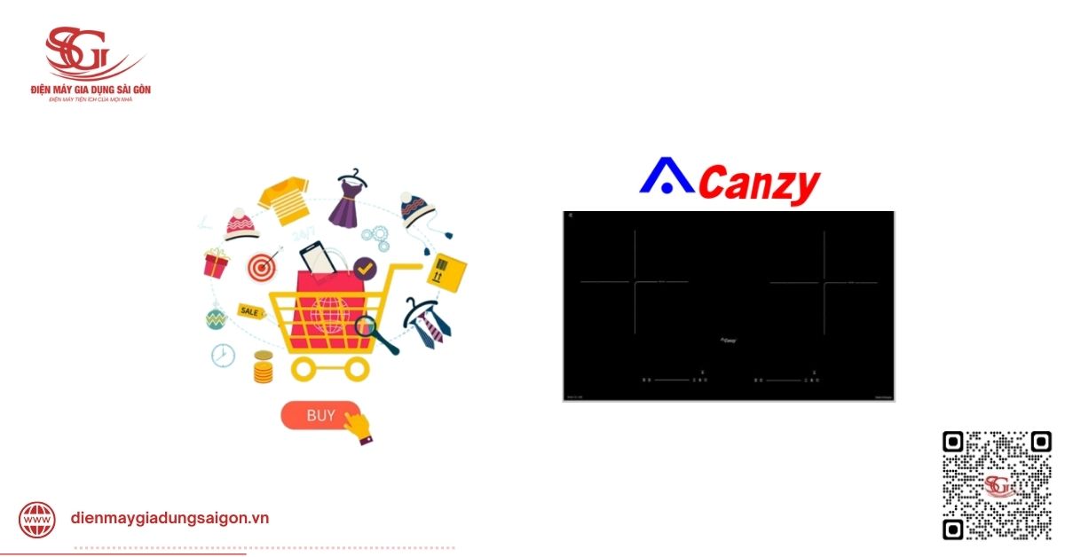 Kinh nghiệm mua bếp điện từ Canzy
