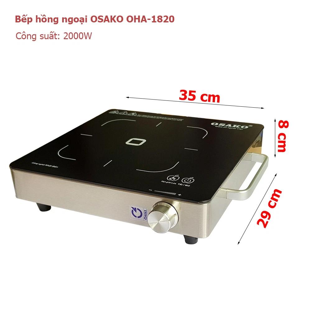 BẾP HỒNG NGOẠI ĐƠN OSAKO OHA-1820