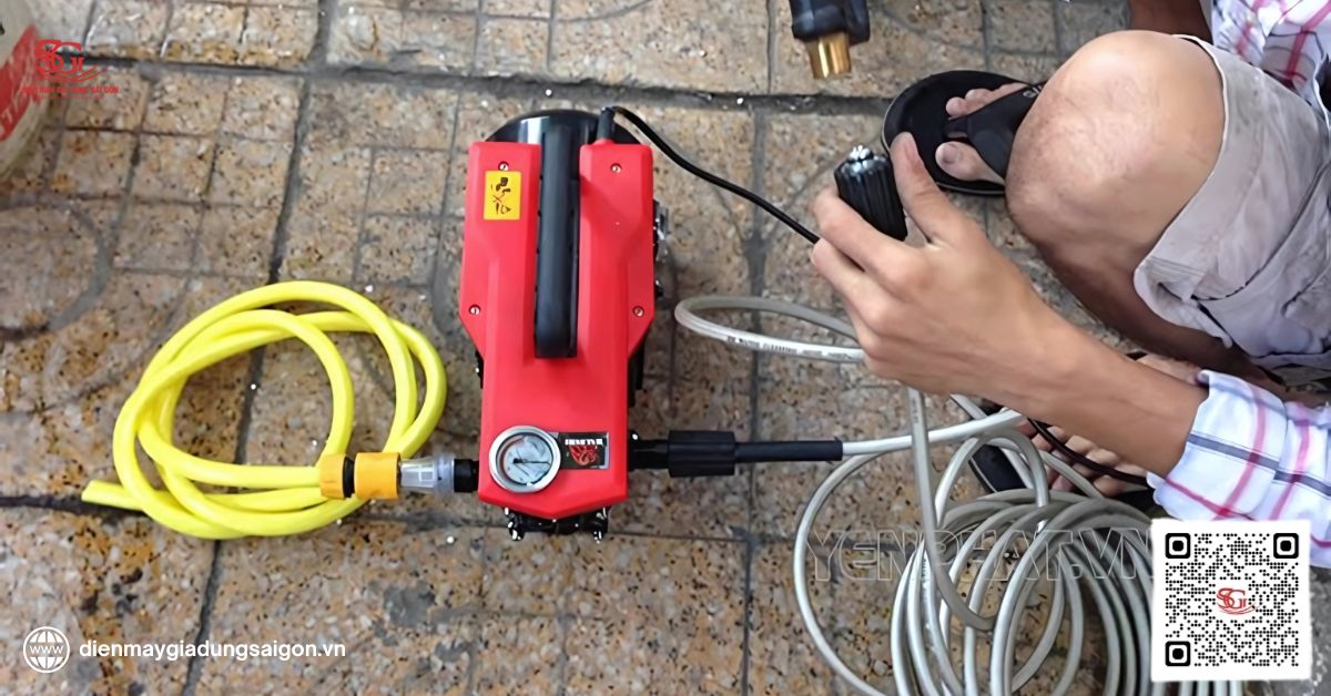 cách sửa máy rửa xe trong gia đình