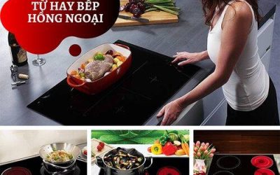 So sánh bếp từ và hồng ngoại