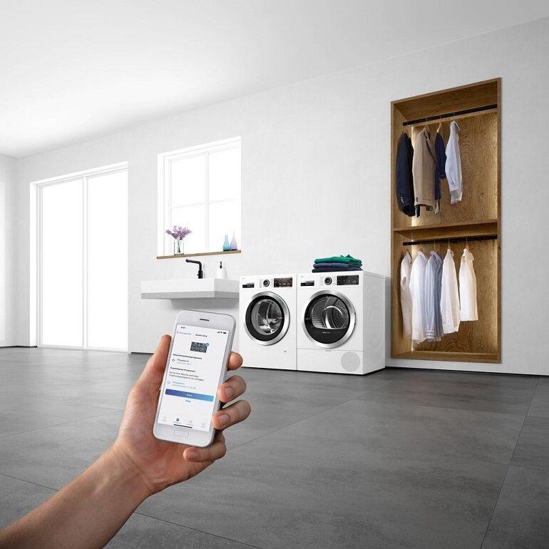 Máy giặt Bosch - chế độ điều khiển thông minh từ xa tiện lợi