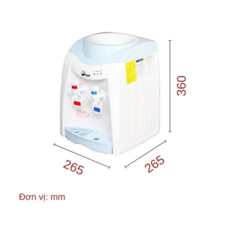 Cây nước nóng lạnh để bàn mini FujiE WD1080E