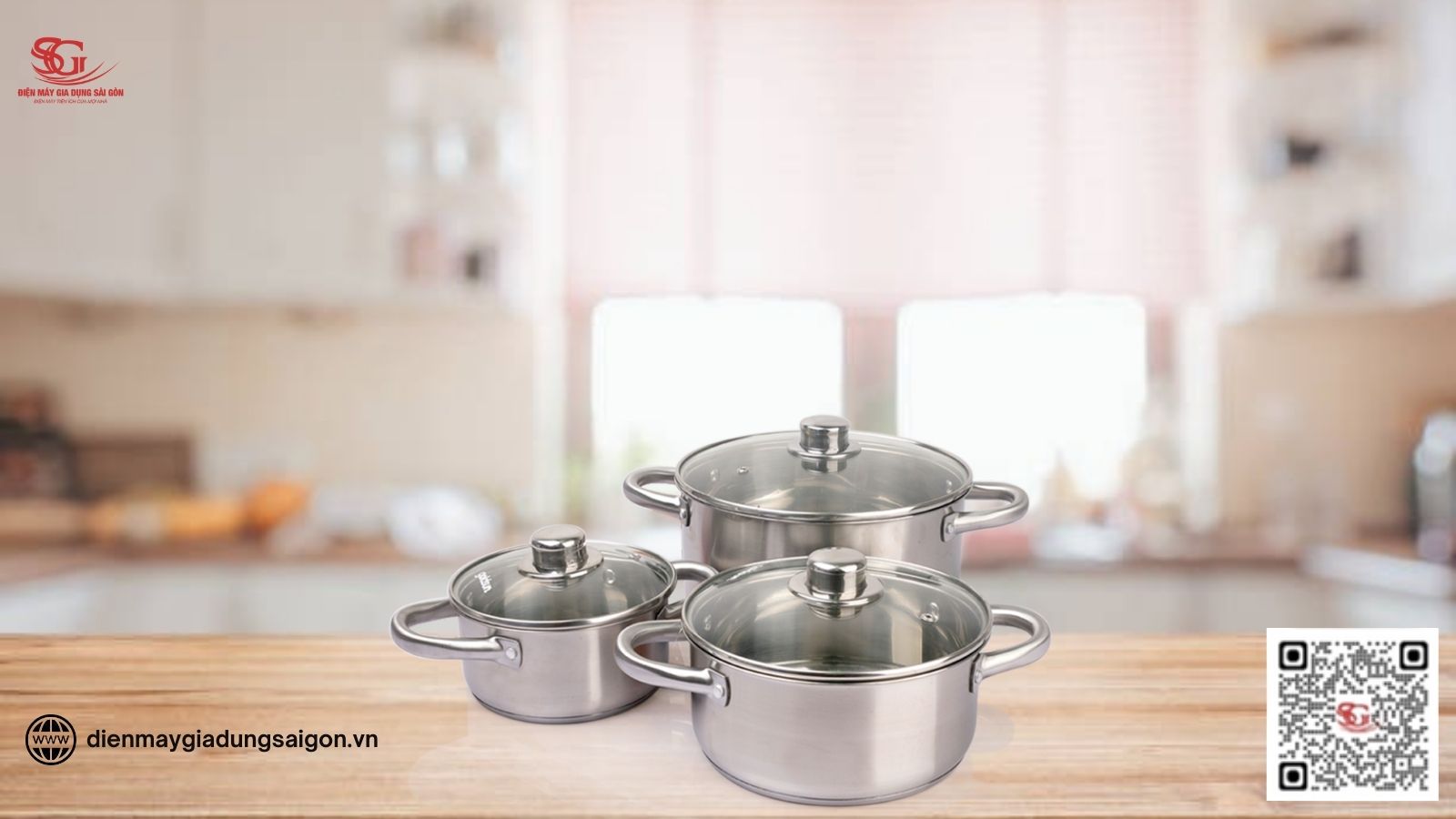Bộ nồi 3 nấu từ