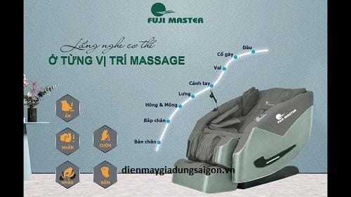 Ghế mát xa Fuji Master thương hiệu ghế massage số 1 hiện nay