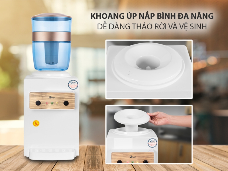 Cây nước nóng lạnh mini FujiE WD01E dễ dàng tháo rời và vệ sịnh