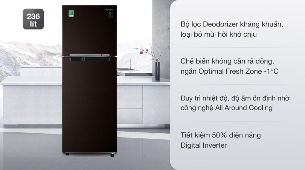 Tủ lạnh Samsung Inverter 236 lít RT22M4032BY/SV - Ưu điểm