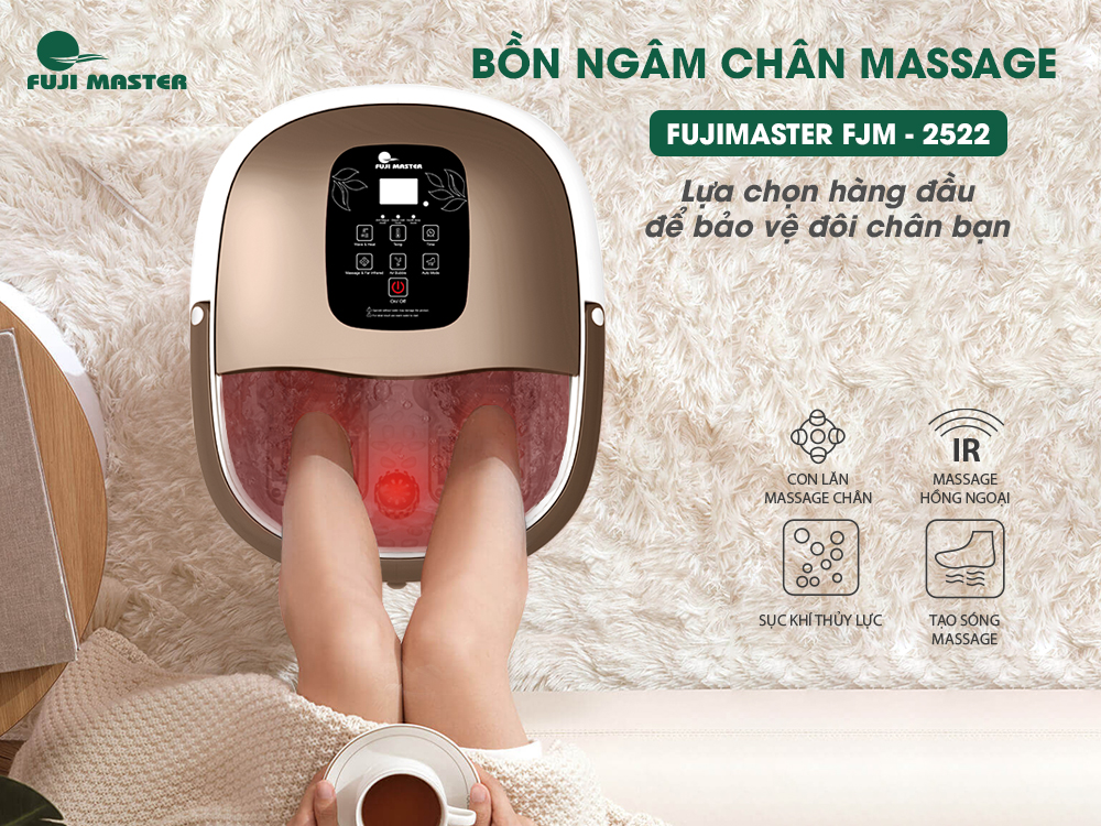 1 2 1 - Bồn Ngâm Chân Massage Fuji Master FJM-2522