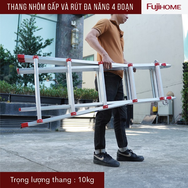 13 3 - Thang nhôm gấp và rút đa năng 4 đoạn FUJIHOME ML45