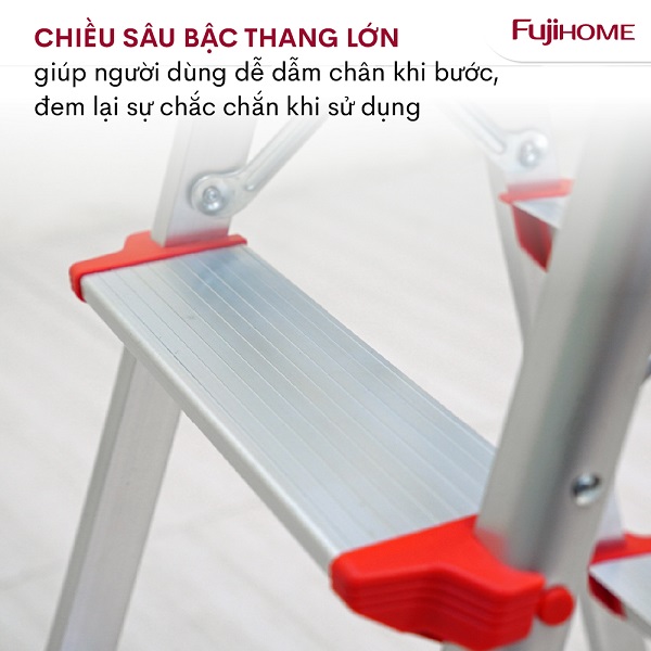 2 7 - Thanh nhôm gấp chữ A 5 bậc Fujihome DL205