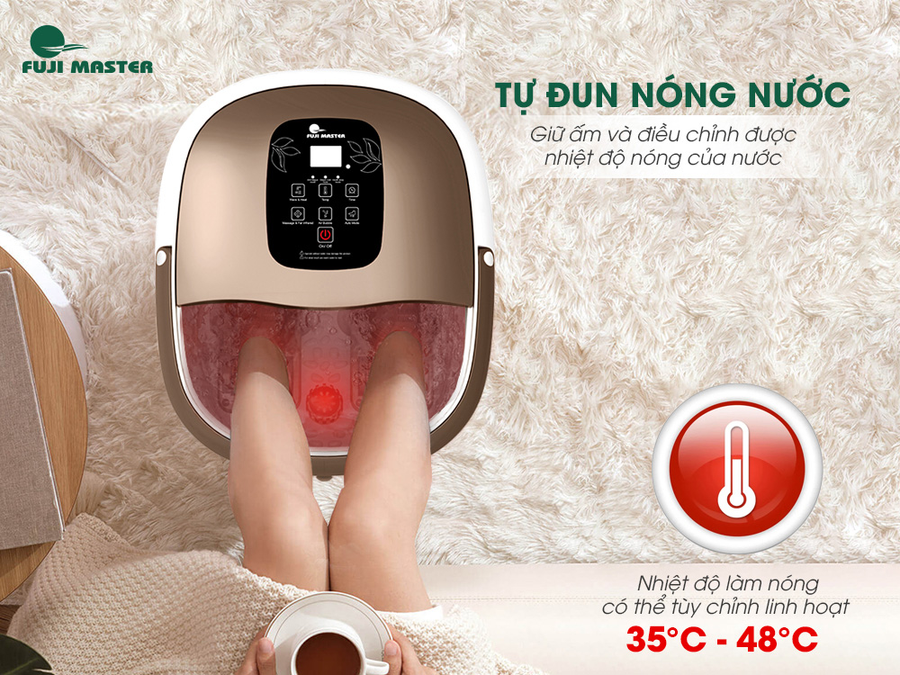 5 2 1 - Bồn Ngâm Chân Massage Fuji Master FJM-2522