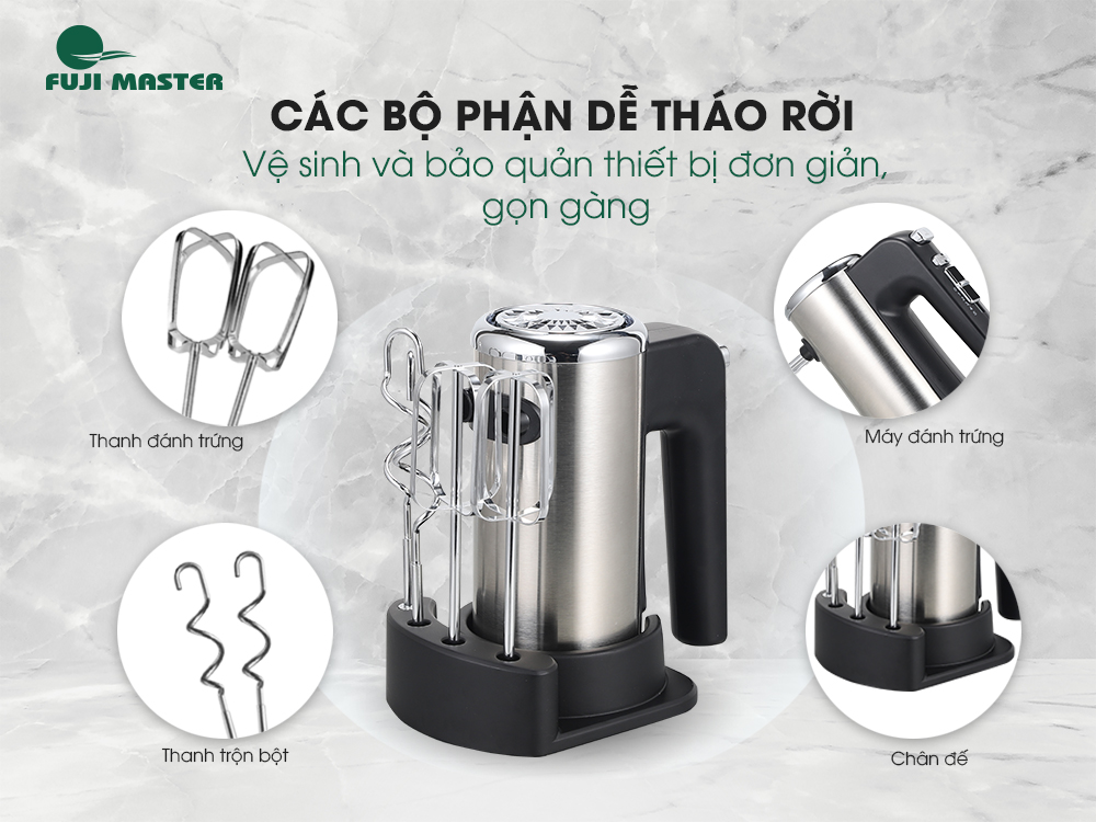 8 1 3 - Máy Đánh Trứng Fuji Master FJM-1122