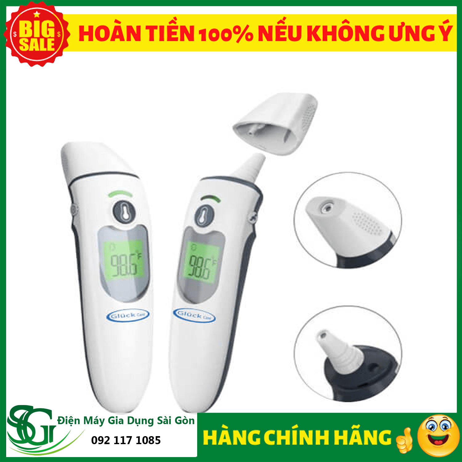 Nhiệt kế hồng ngoại Gluck care FC-IR100