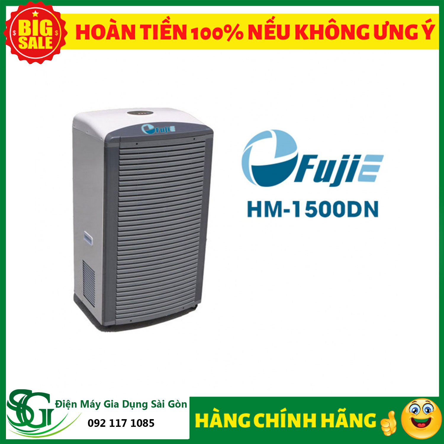 May hut am cong nghiep fujie hm 1500DN 1