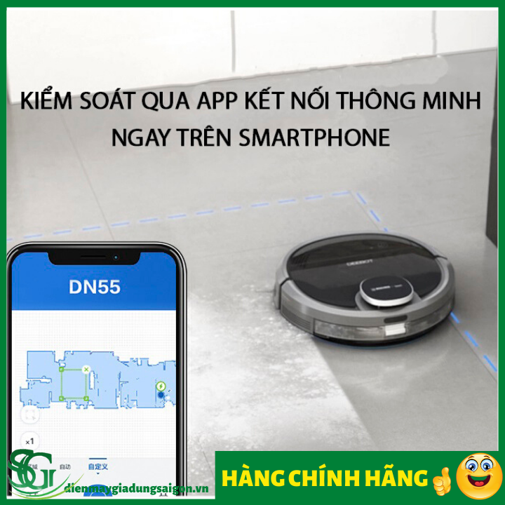 Robot hut bui lau nha Ecovacs Deebot DN