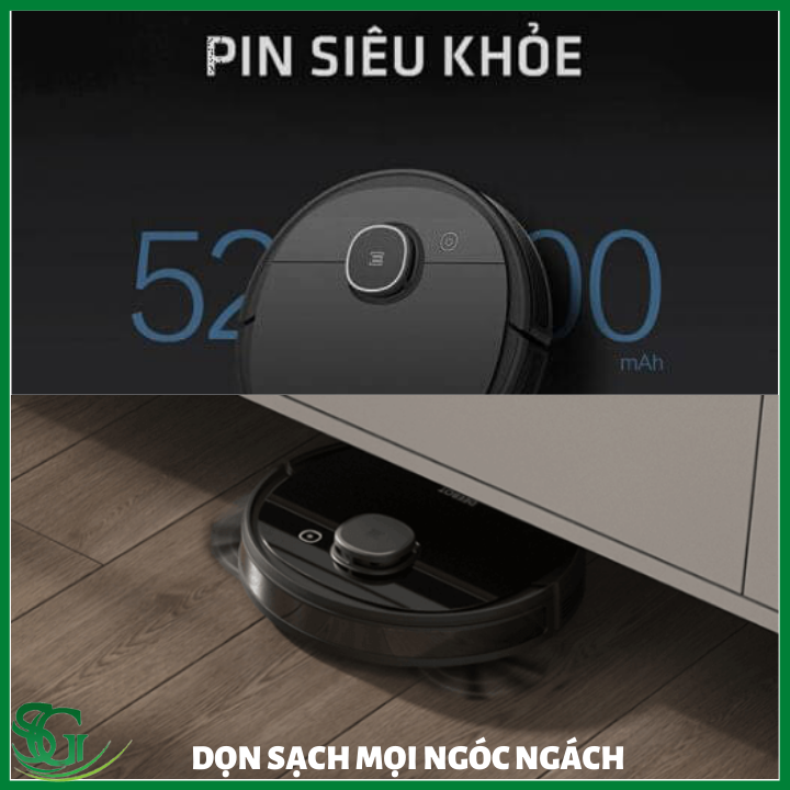 Robot hut bui lau nha Ecovacs Deebot T HERO