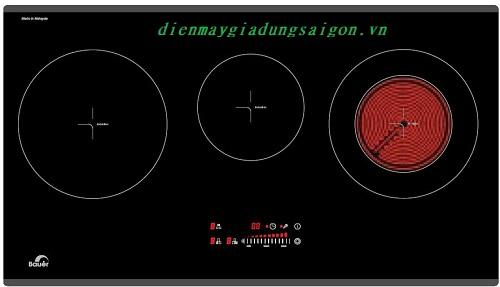 bếp điện từ 3 vùng nấu