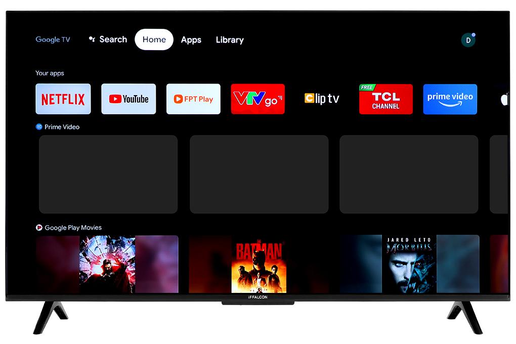 google tivi iffalcon k  inch u