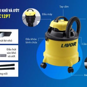 lavor 12pt 2 - Máy hút bụi Lavor DVC12PT