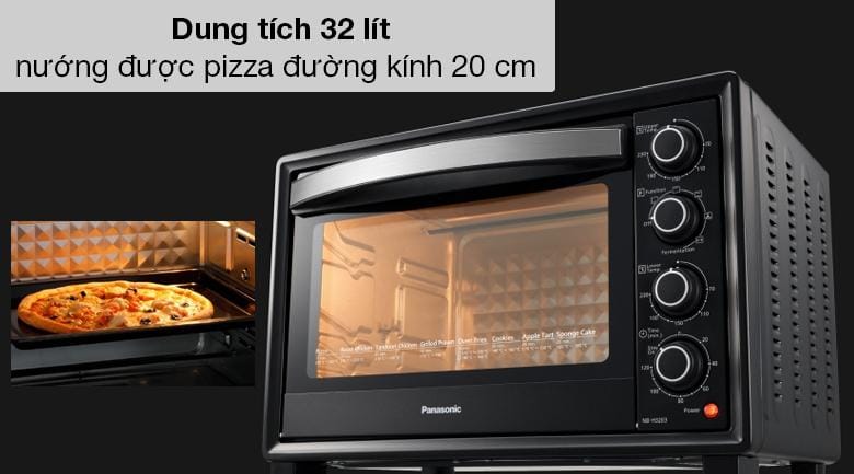 Lò nướng đối lưu đa năng Panasonic 32L NB-H3203KRA