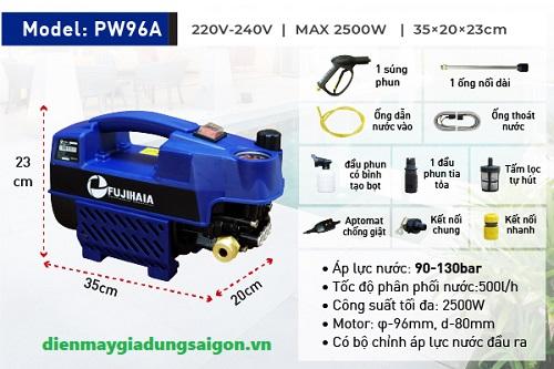 máy phun xịt rửa xe fujihaia