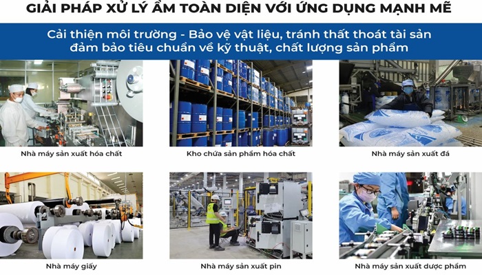 giải pháp xử lý ẩm công nghiệp máy hút ẩm FujiE ACD10S