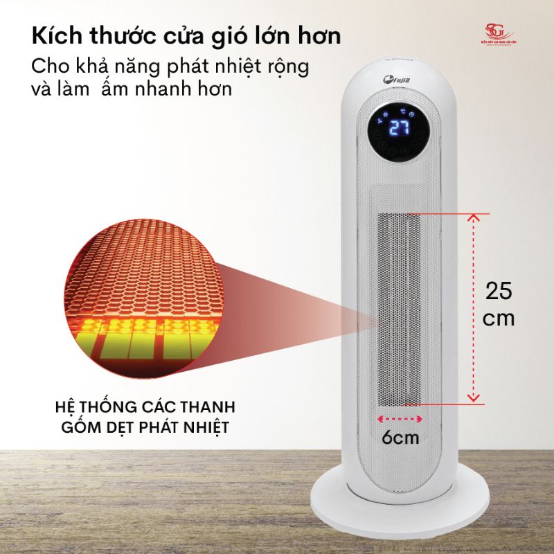 Kích thước gió lớn