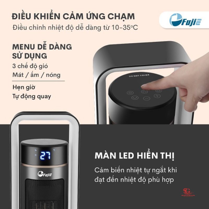 Có bảng điều khiển cảm ứng