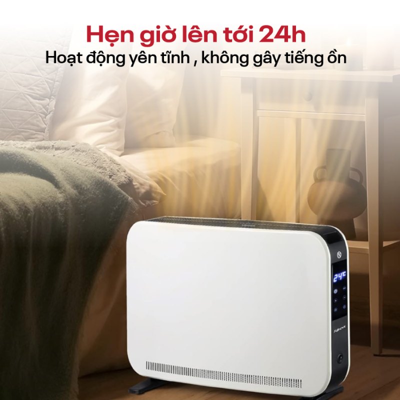 Có thể hẹn giờ tới 24h