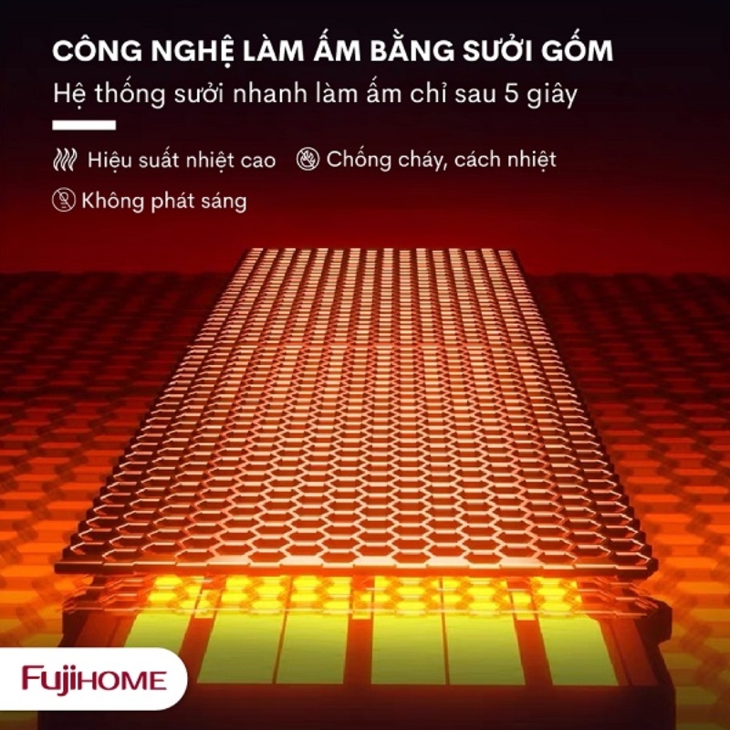 FUJIHOME FH3000 sưởi bằng gốm