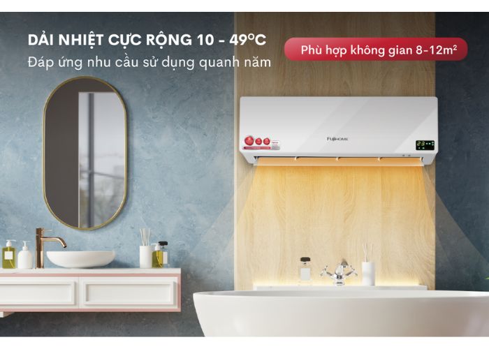 FUJIHOME FHW4000 có dải nhiệt rộng