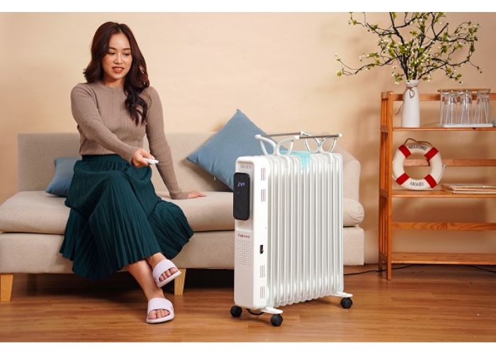 Máy sưởi dầu FUJIHOME OH8613 an toàn sử dụng