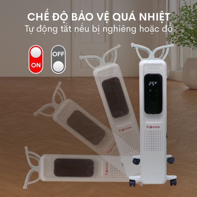 FUJIHOME OH8613 có chế độ bảo vệ quá nhiệt