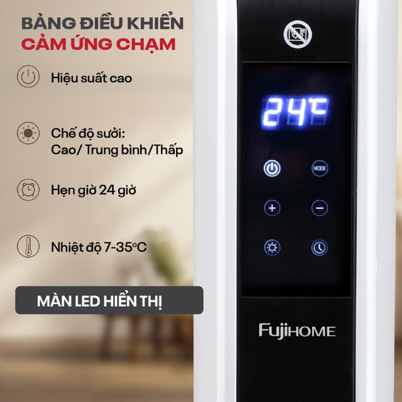 Fujihome CH7320 có bảng điều khiển cảm ứng