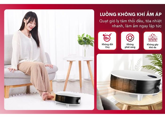 Fujihome FHB5000 có luồng không khí ấm áp