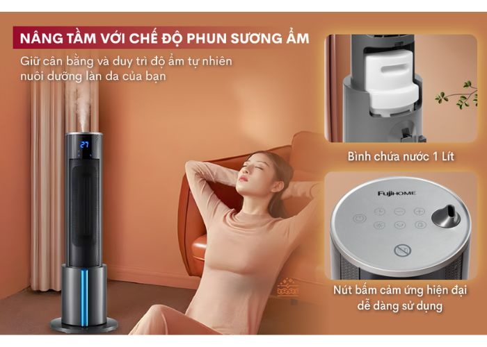 Nâng tầm với chế độ phun sương ẩm