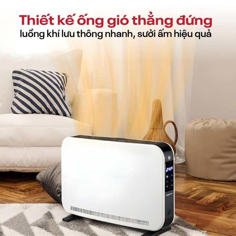 Thiết kế thẳng đứng gọn gàng