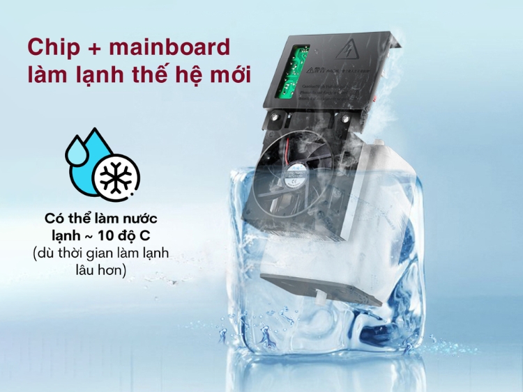 Cây nước nóng lạnh cao cấp Fujihome WD11ES chip mainboard làm lạnh