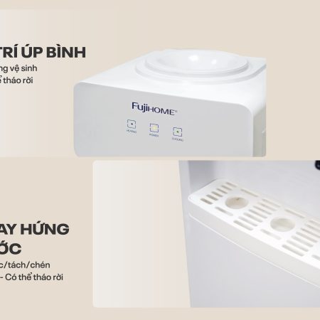 Cây nước nóng lạnh Fujihome WD676C linh hoạt