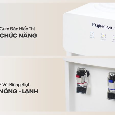 Cây nước nóng lạnh Fujihome WD676C - Sử dụng linh hoạt