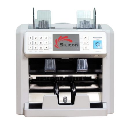 Máy đếm siêu giả và phân loại tiền 2 ngăn Silicon MC-8PLUS