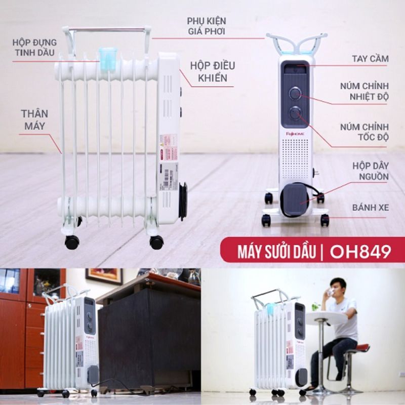 kết cấu của FUJIHOME OH849