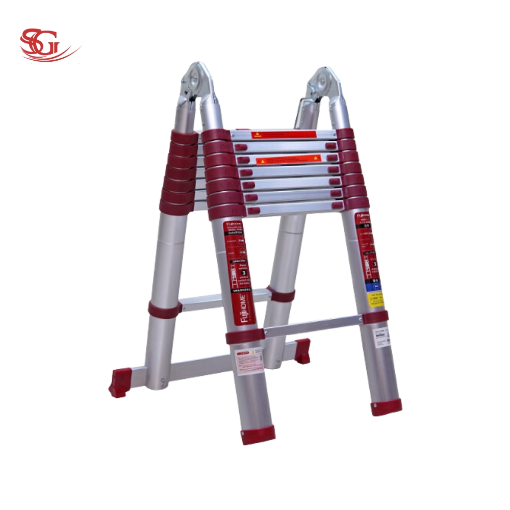 Thang nhôm rút gọn đơn Fujihome TLA08R chắc chắn