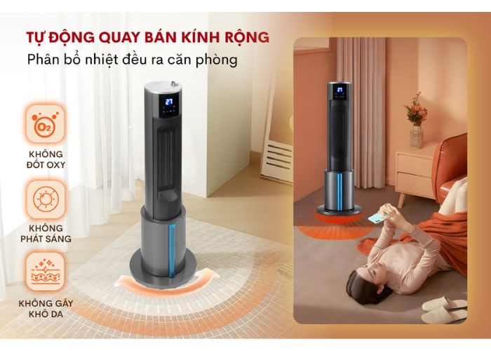 tự động quay bán kính rộng