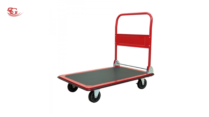 Xe đẩy hàng sàn thép 4 bánh Fujihome HT-430